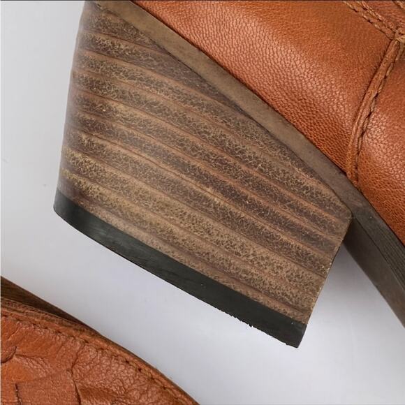 Nine West 8.5 booties Vintage American leather Ankle boots 8.5 Fall Cowboy Boho - Picture 13 of 15